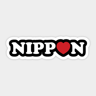 Nippon Love Heart Sticker